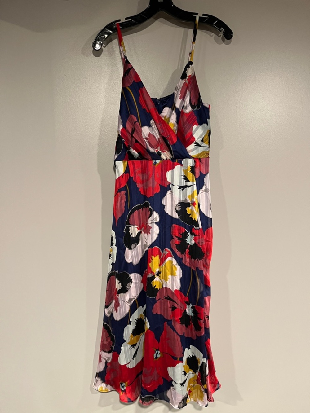 Lulus All About Love Royal Blue Floral Print Midi Dress